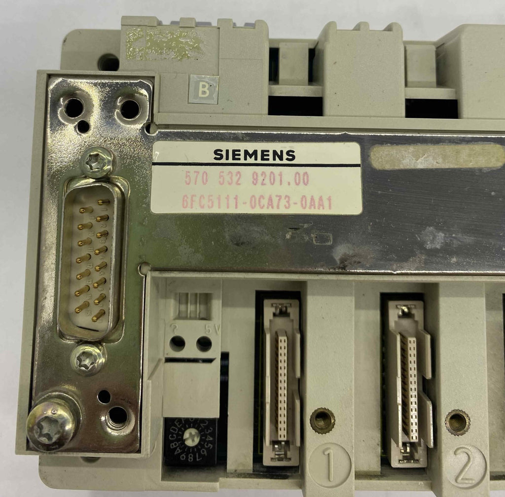 SIEMENS 6FC5 111-0CA73-0AA1  TERMINAL BLOCK BAĞLANTI BLOĞU