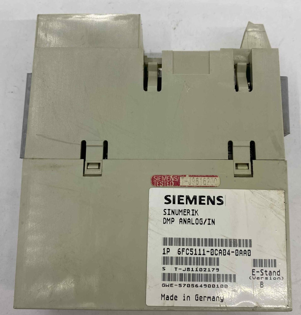 SIEMENS 6FC5111-0CA04-0AA0 ANALOG/IN PLC