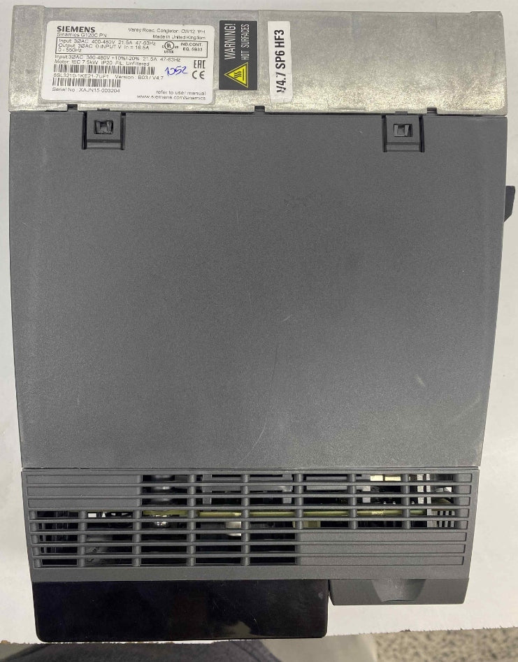 SIEMENS 6SL3210-1KE21-7UF1 480V 7,5KW SÜRÜCÜ