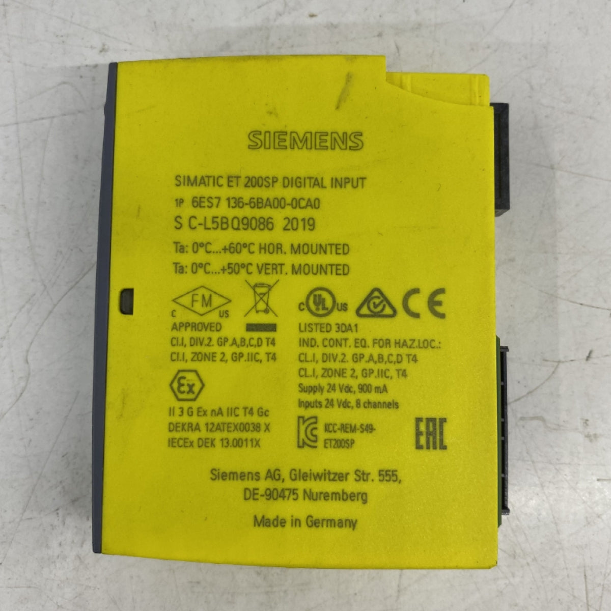 SIEMENS 6ES7 136-6BA00-0CA0 PLC