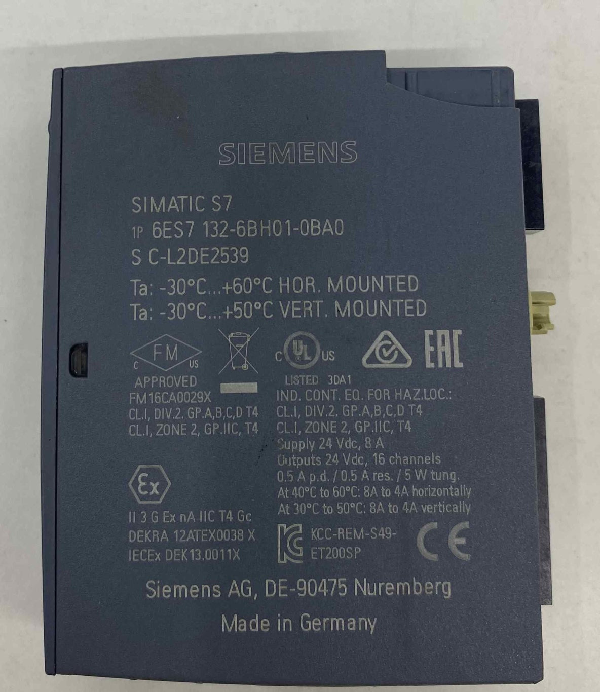 SIEMENS 6ES7 132-6BH01-0BA0  PLC