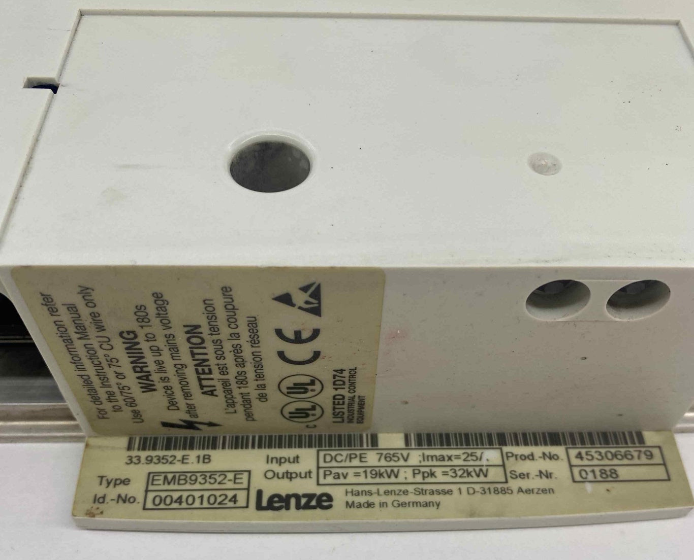 LENZE EMB9352-E  SERVO SÜRÜCÜ