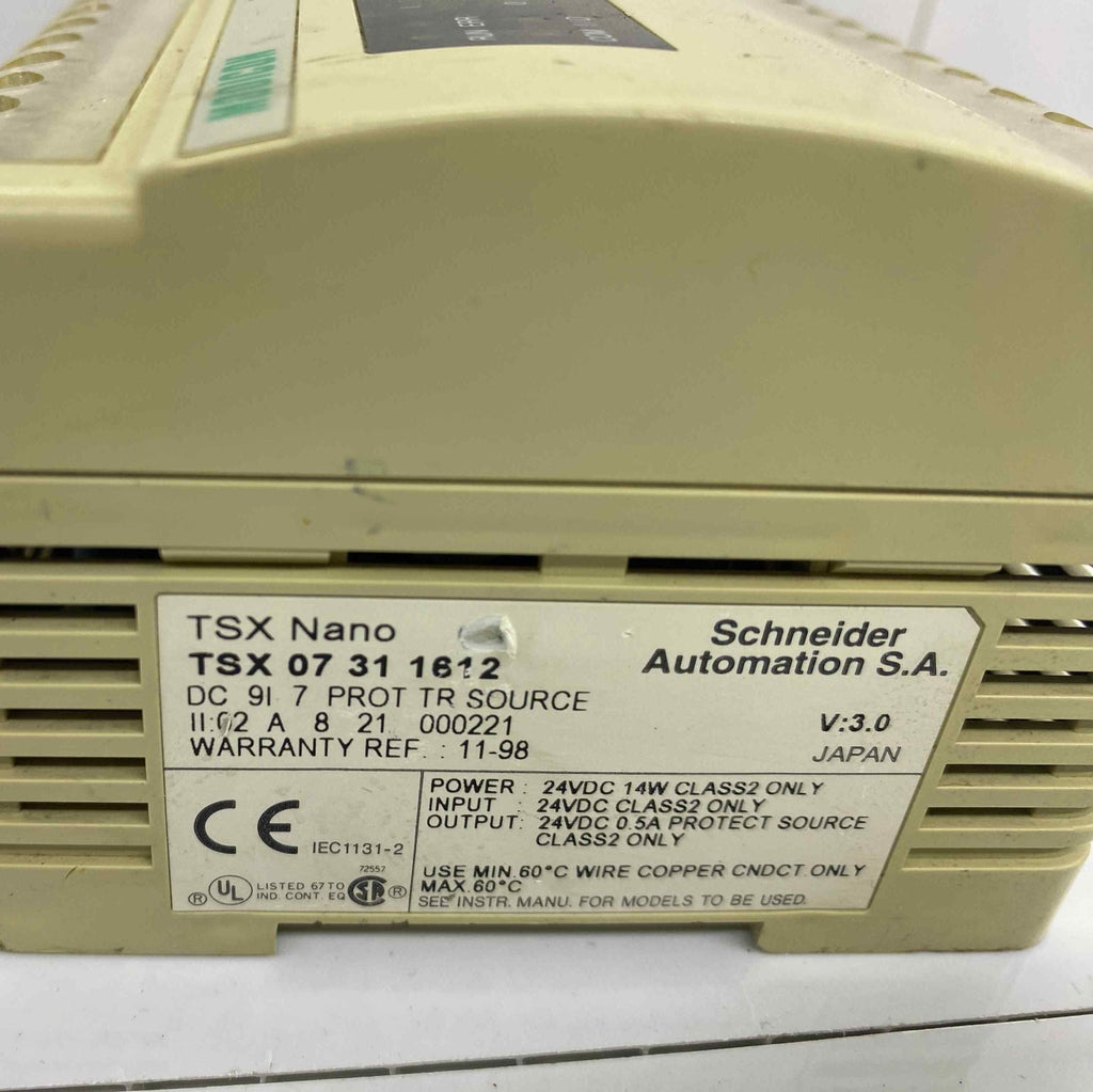 SCHNEİDER TSX 07 31 1612  PLC