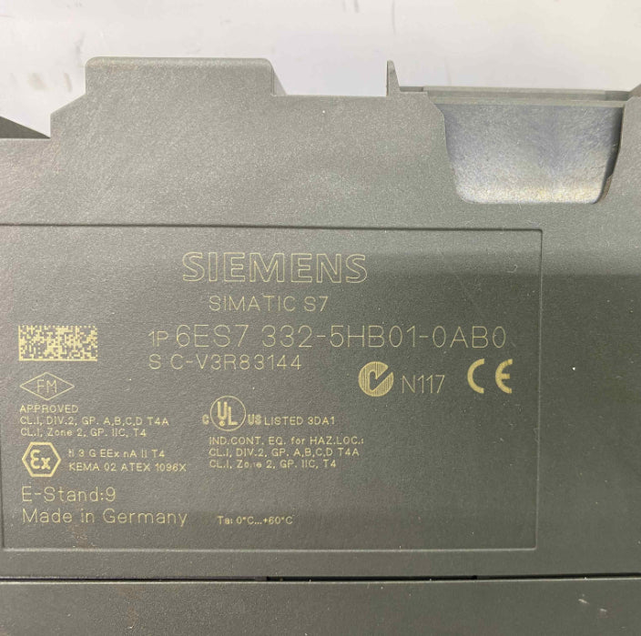 SIEMENS 6ES7 332-5HB01-0AB0  PLC
