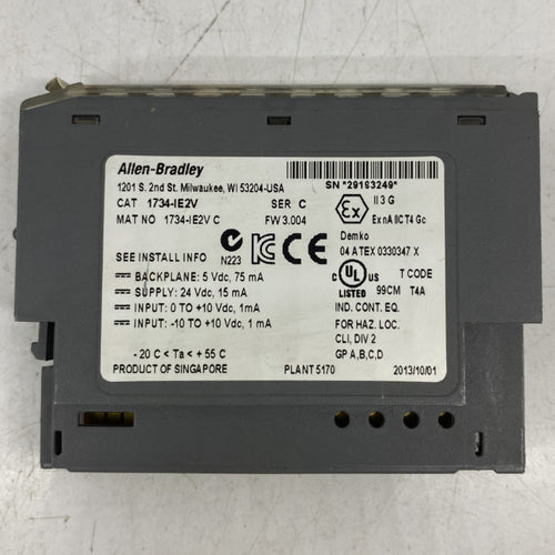 ALLEN BRADLEY 1734-IE2V  PLC