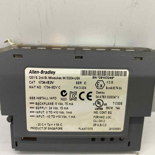 ALLEN BRADLEY 1734-IE2V  PLC