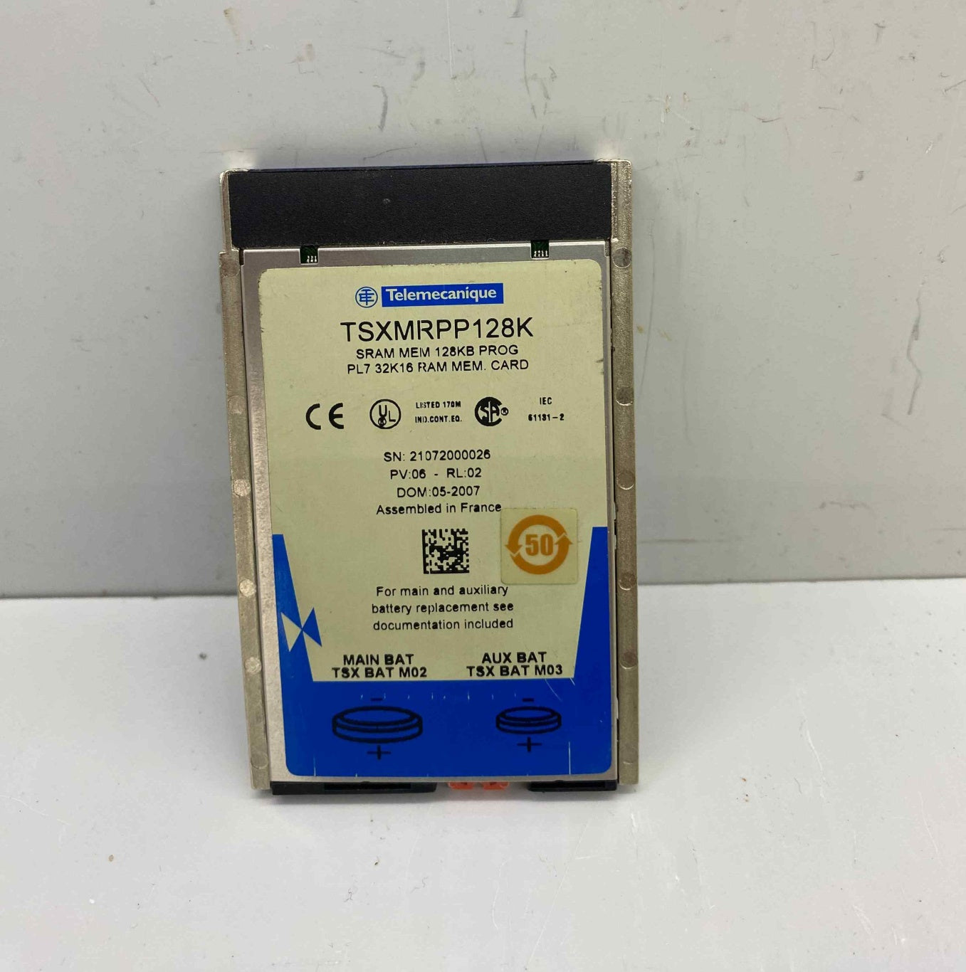 SCHNEIDER TSXMRPP128K MODUL HAFIZA KARTI