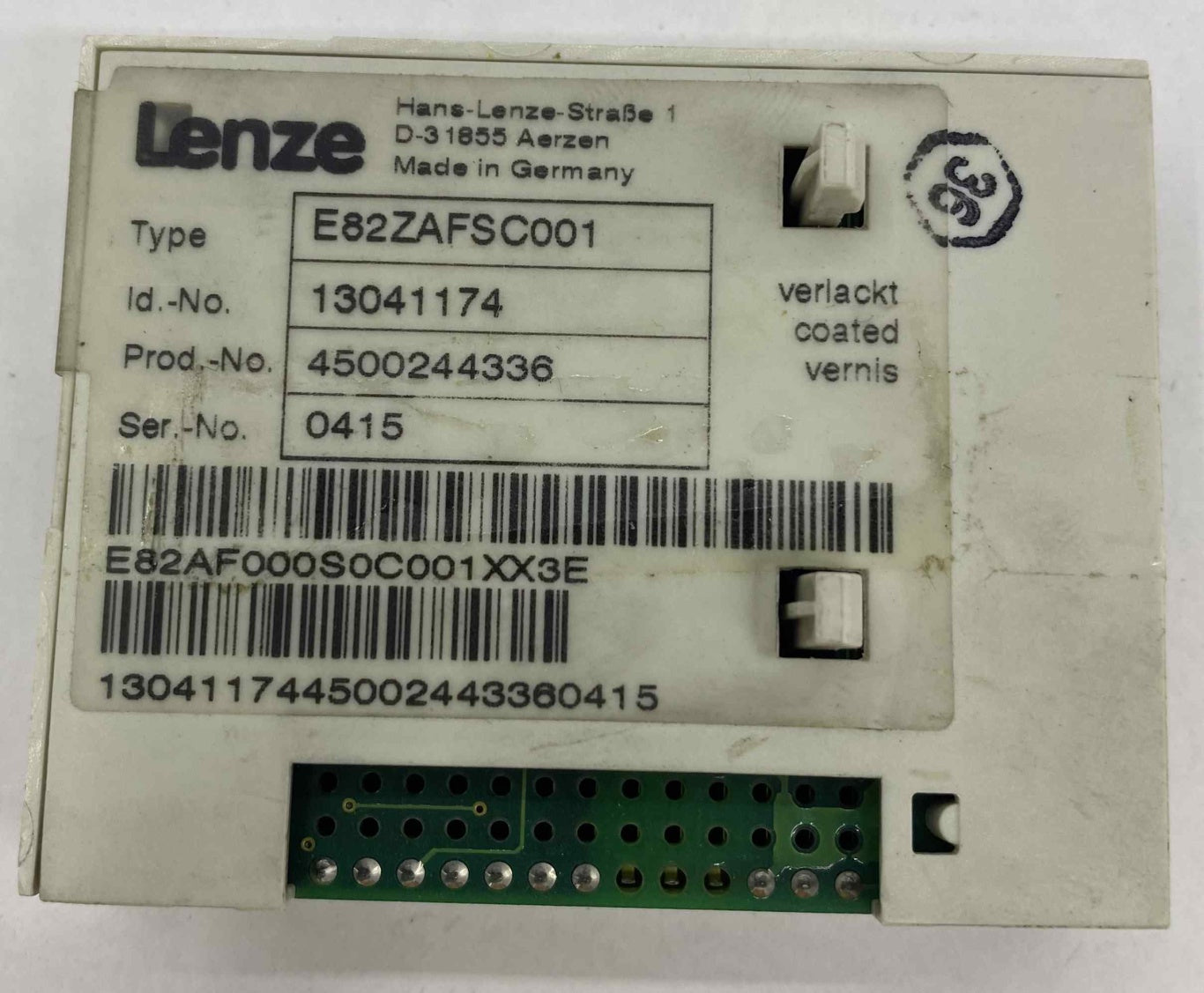 LENZE E82ZAFSC001   MODÜL