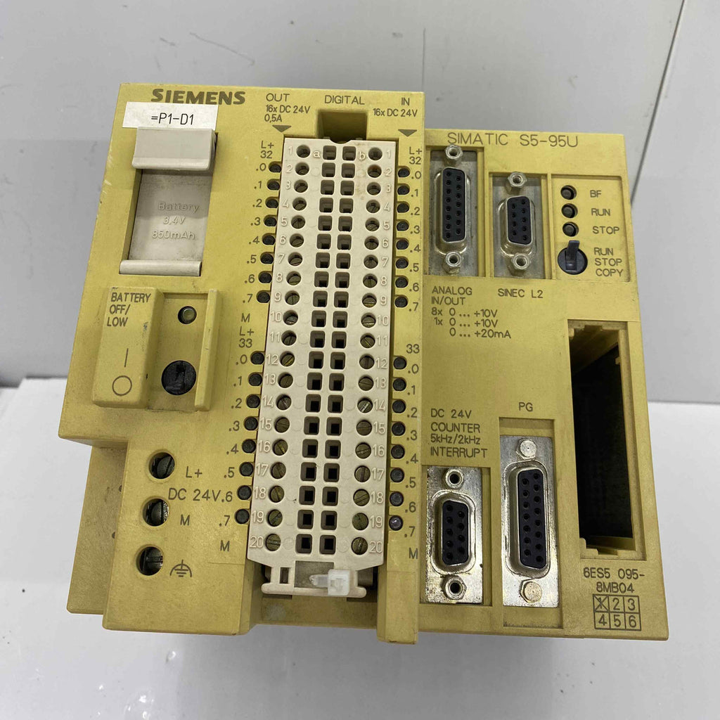 SIEMENS 6ES5 095-8MB04 6ES5 095-8MB04  PLC MODUL