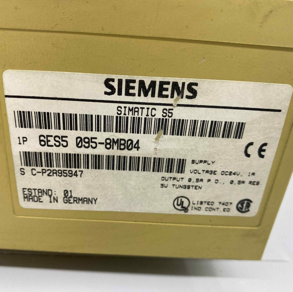 SIEMENS 6ES5 095-8MB04 6ES5 095-8MB04  PLC MODUL