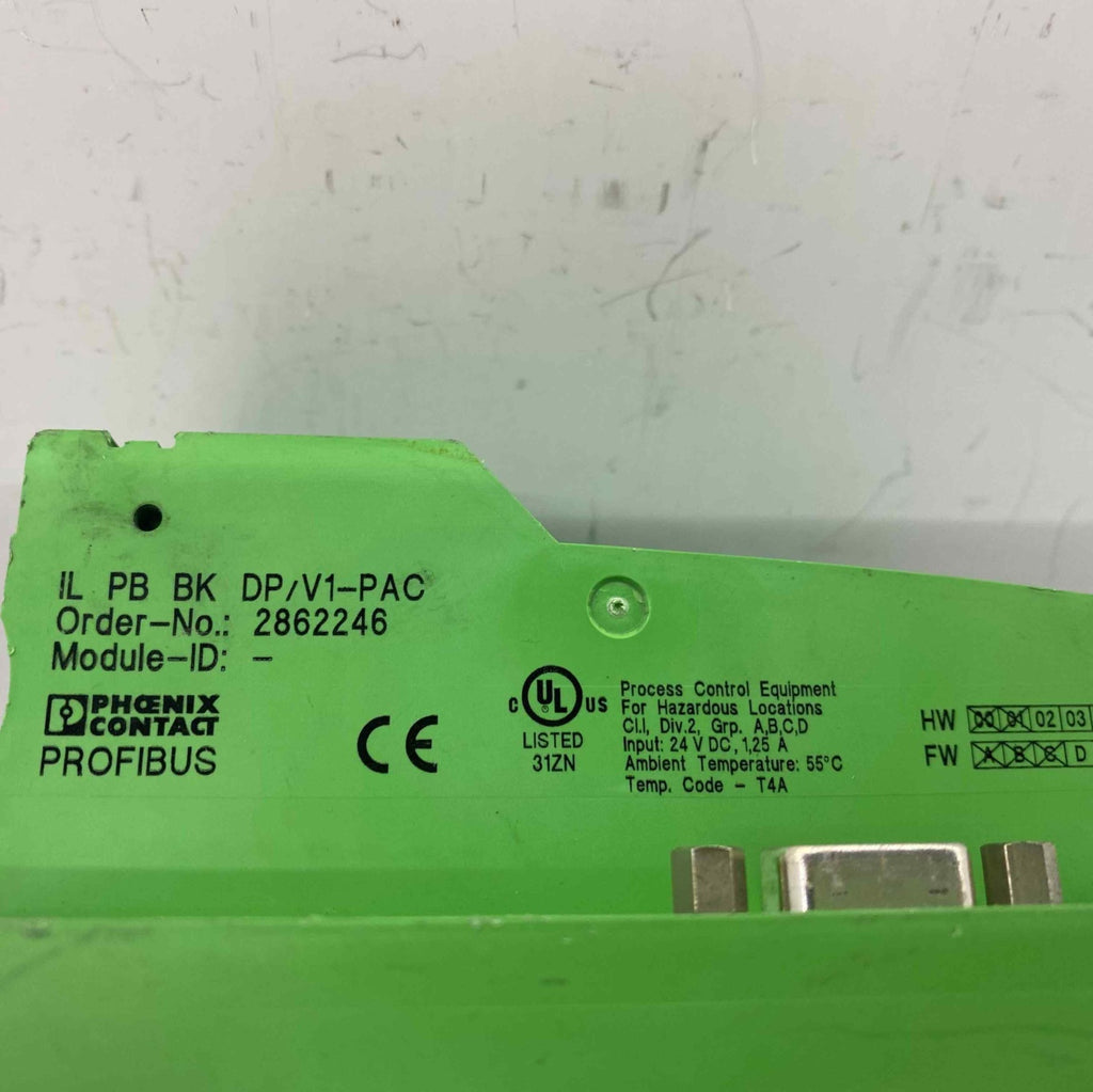 PHOENIX 2862246, IL PB BK DP/V1-PAC   PLC MODUL