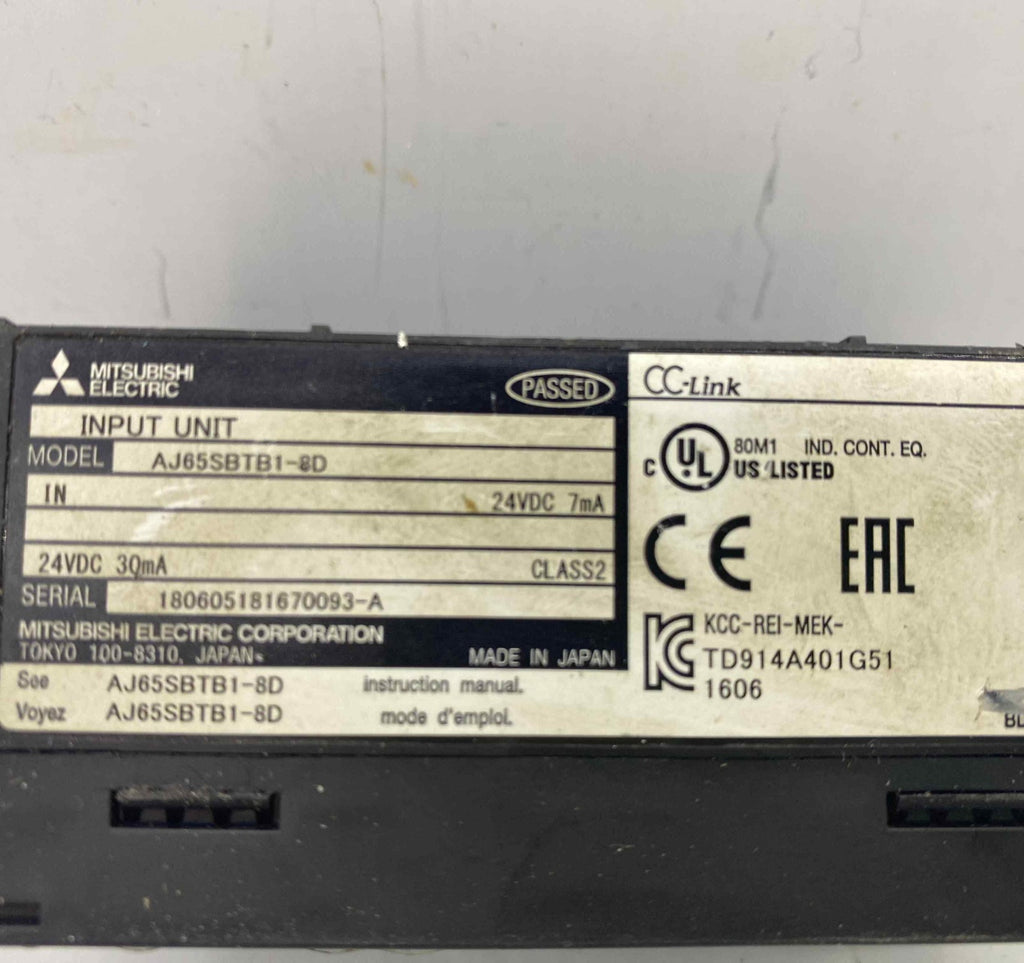 MITSUBISHI AJ65SBTB1-8D   PLC MODUL