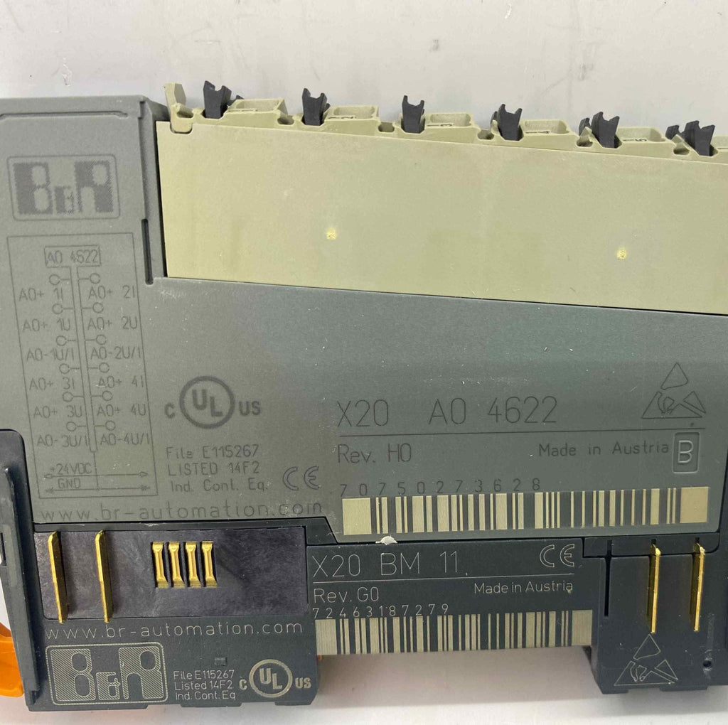 B&R X20AO4622 ANALOG OUTPUT MODULE