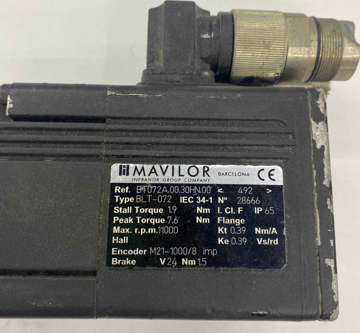 MAVILOR [BLT-072 IEC34-1 N]  SERVO MOTOR