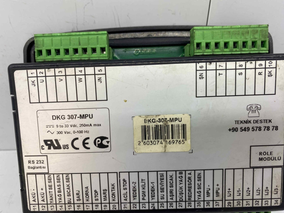 DATAKOM DKG-307-MPU  KUMANDO PANOSU
