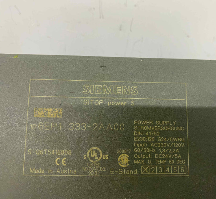 SIEMENS 6EP1 333-2AA00 6EP1 333-2AA00  GÜÇ KAYNAĞI