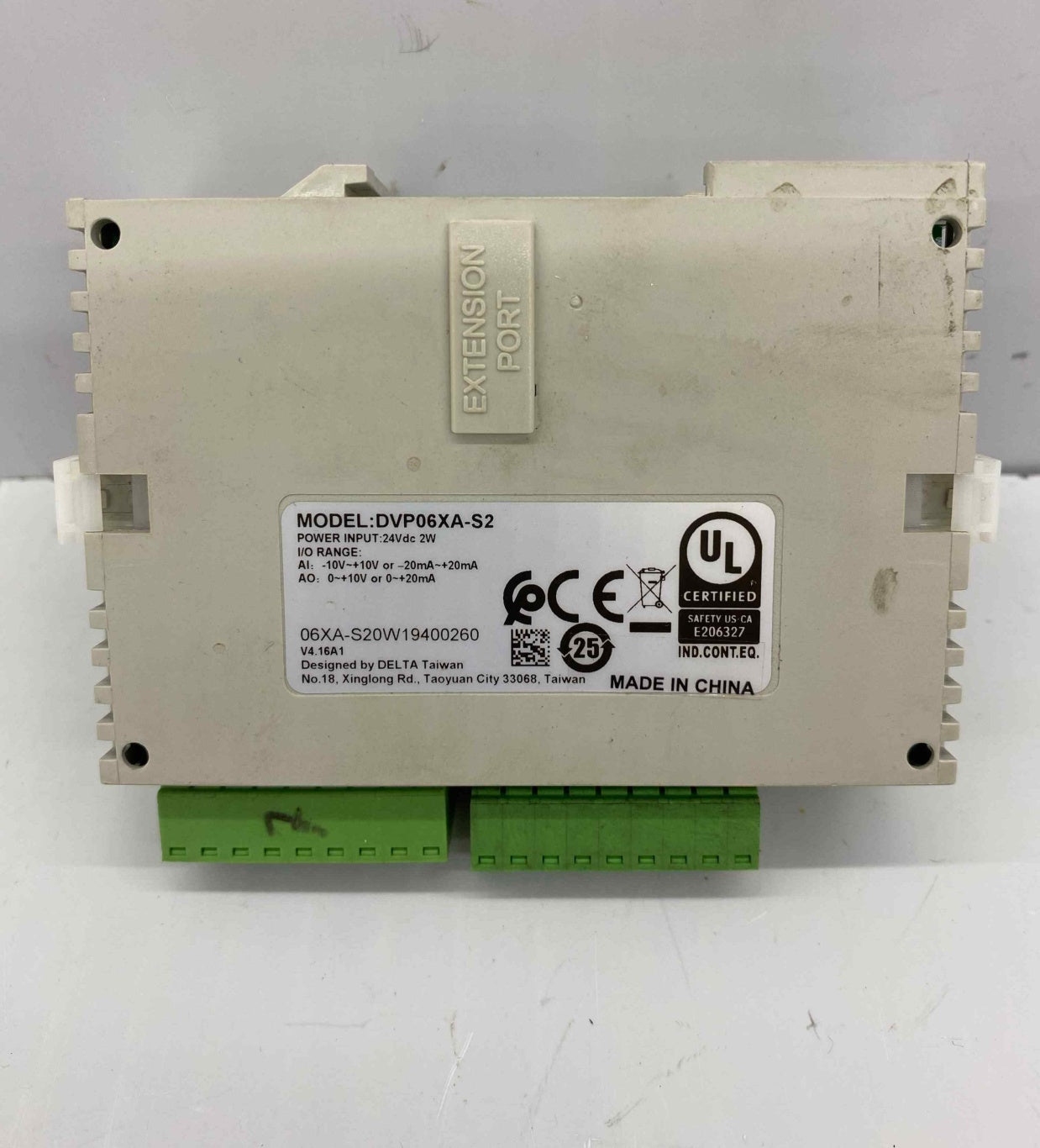 DELTA DVP-06XA-S2   PLC MODUL