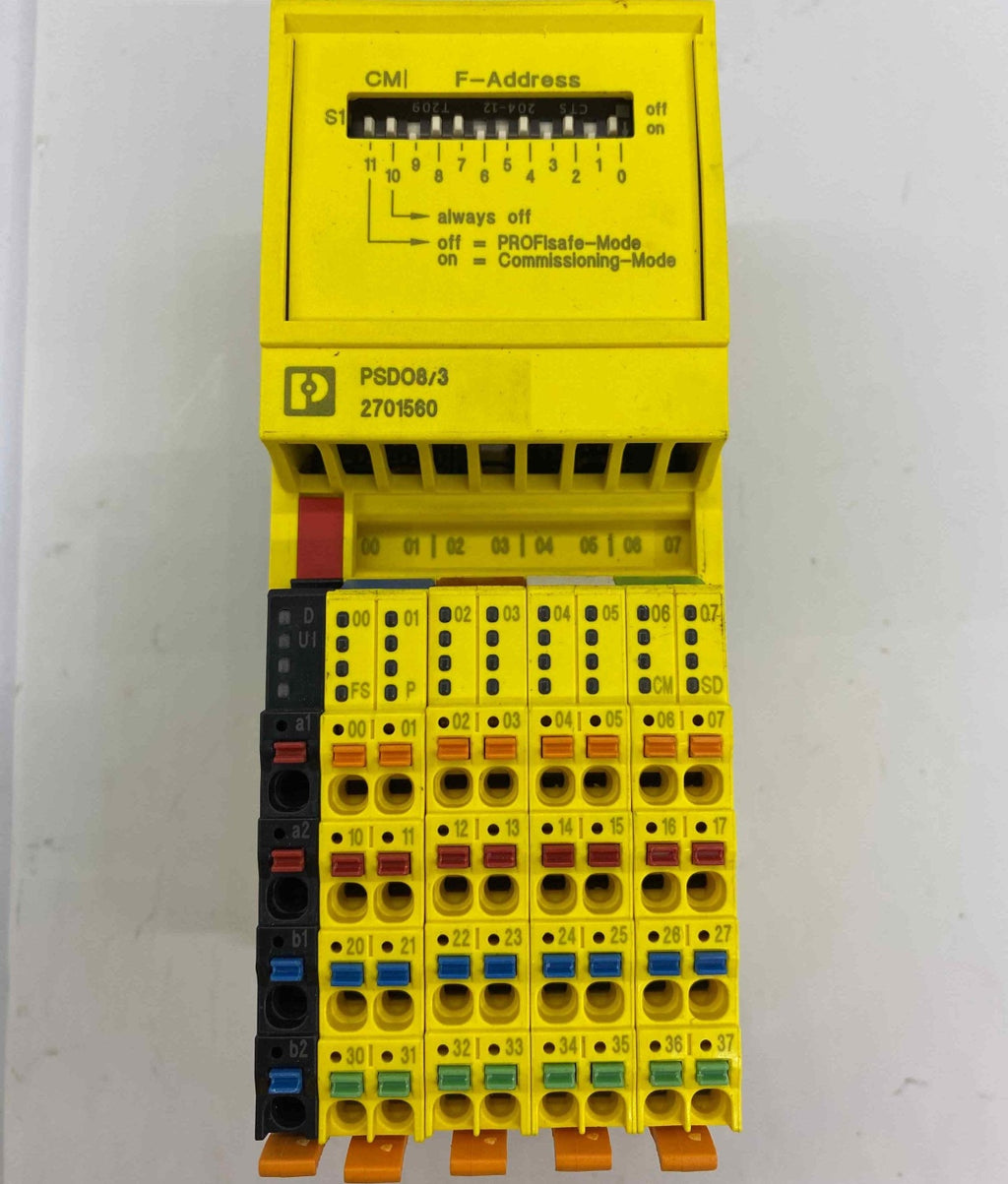 PHOENIX AXL F PSDO8/3 1F  EMNİYET MÖDÜLÜ KUTULU 2701560 MODÜL