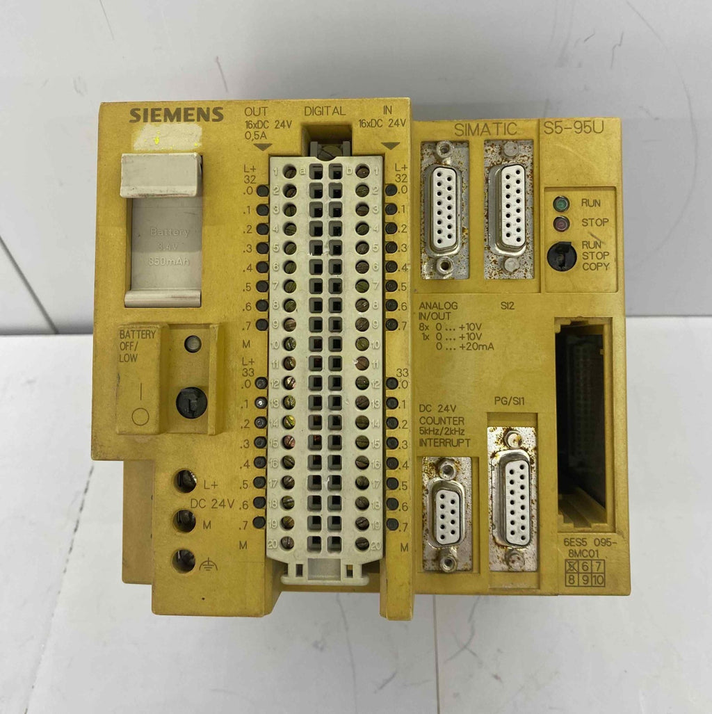 SIEMENS 6ES5 095-8MC01 6ES5 095-8MC01  PLC MODUL