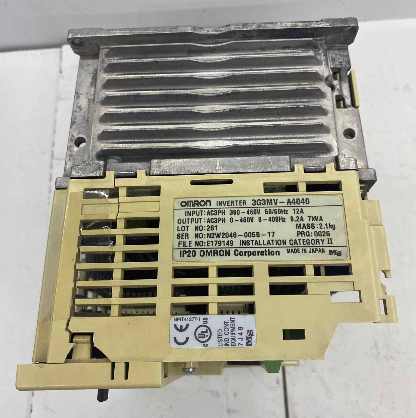 OMRON INVERTER 3G3MV-A4040  380V 4.0KW  SÜRÜCÜ