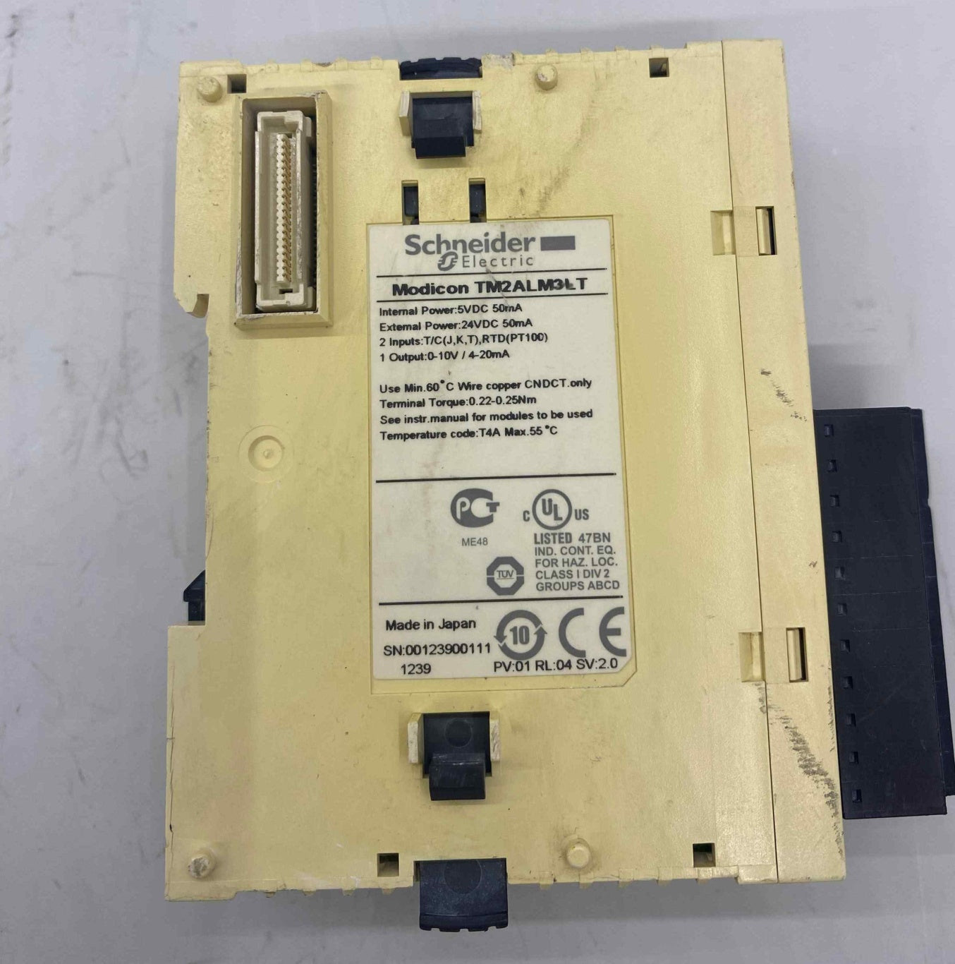 SCHNEIDER TM2ALM3LT   PLC MODUL