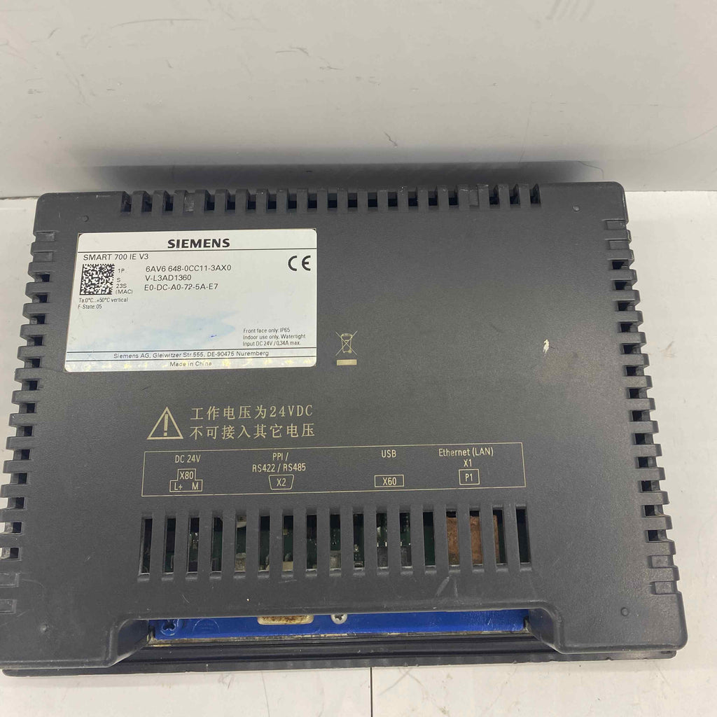 SIEMENS 6AV6 648-0CC11-3AX0 PANEL EKRAN