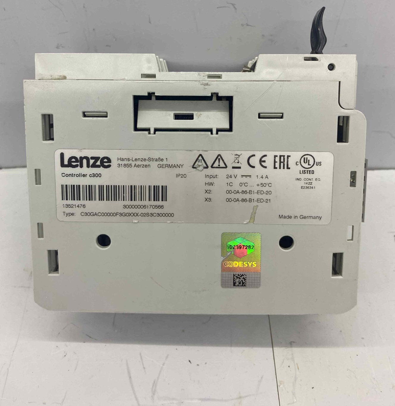 LENZE C300 C30GAC00000F3G0XXX-02S3C300000  13521476 PLC MODUL