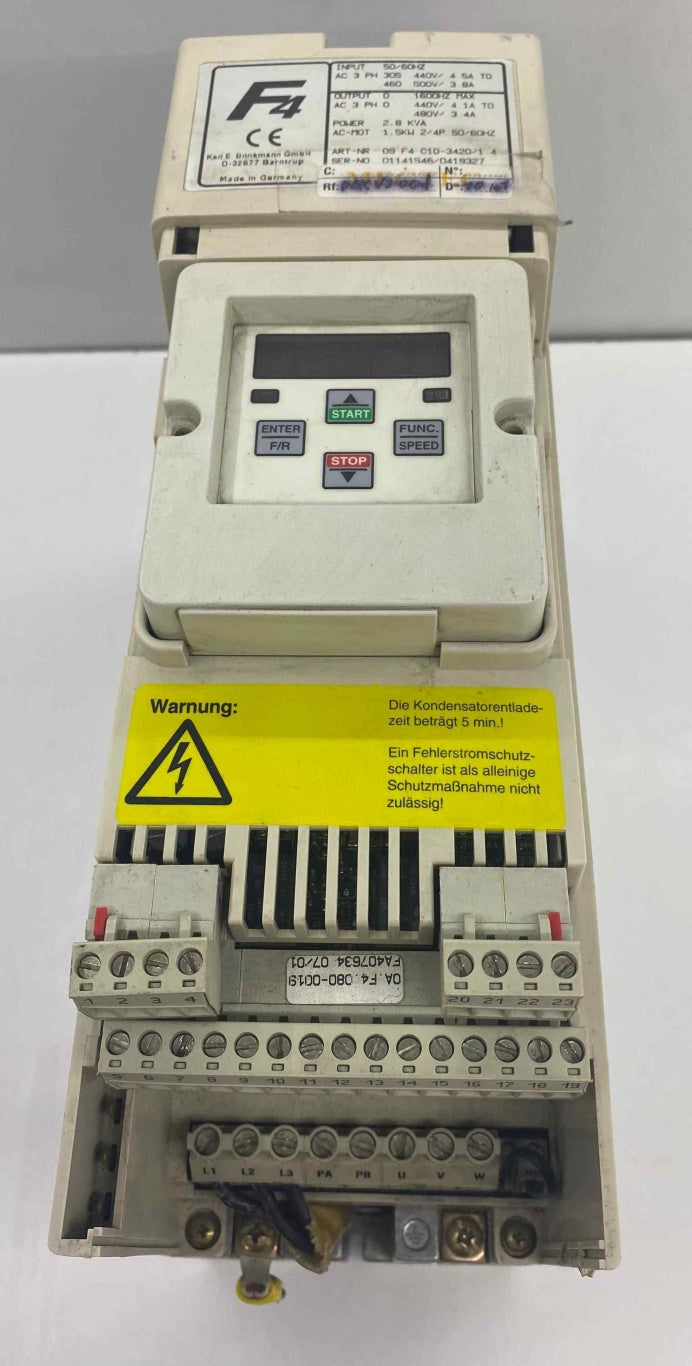 KEB F4 09.F4.C1D-3420 V1.4 A140 A190    SÜRÜCÜ