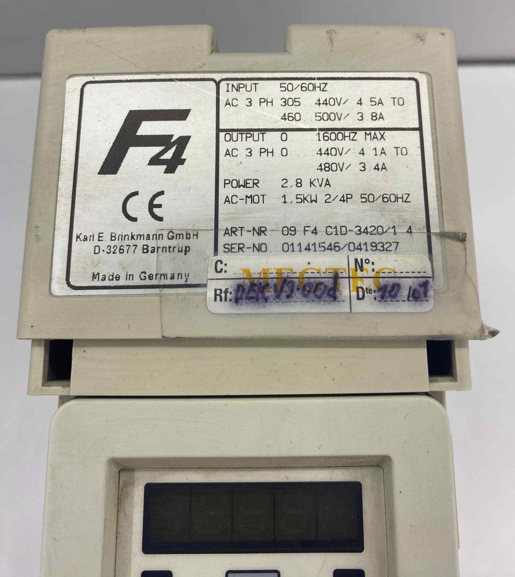 KEB F4 09.F4.C1D-3420 V1.4 A140 A190    SÜRÜCÜ