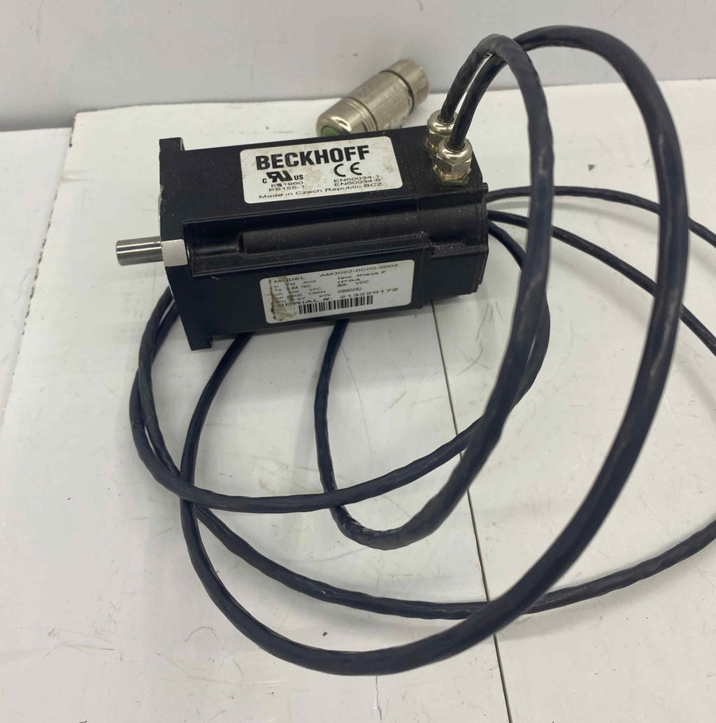 BECKHOFF AM3022-0C00-0002 0.57 KW SERVO MOTOR