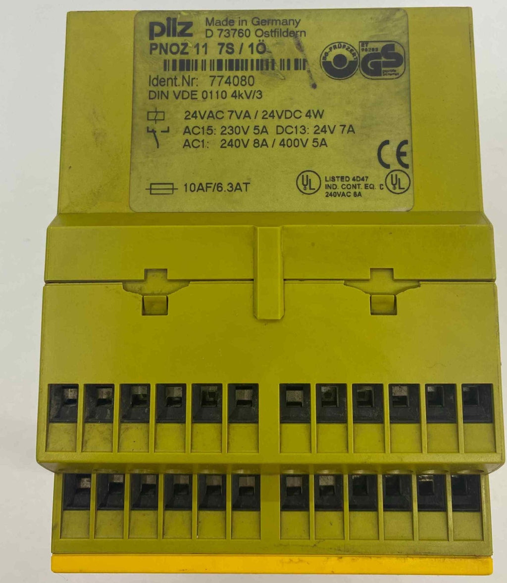 PILZ PNOZ 11 7S/1Ö 774080 EMNİYET RÖLESİ