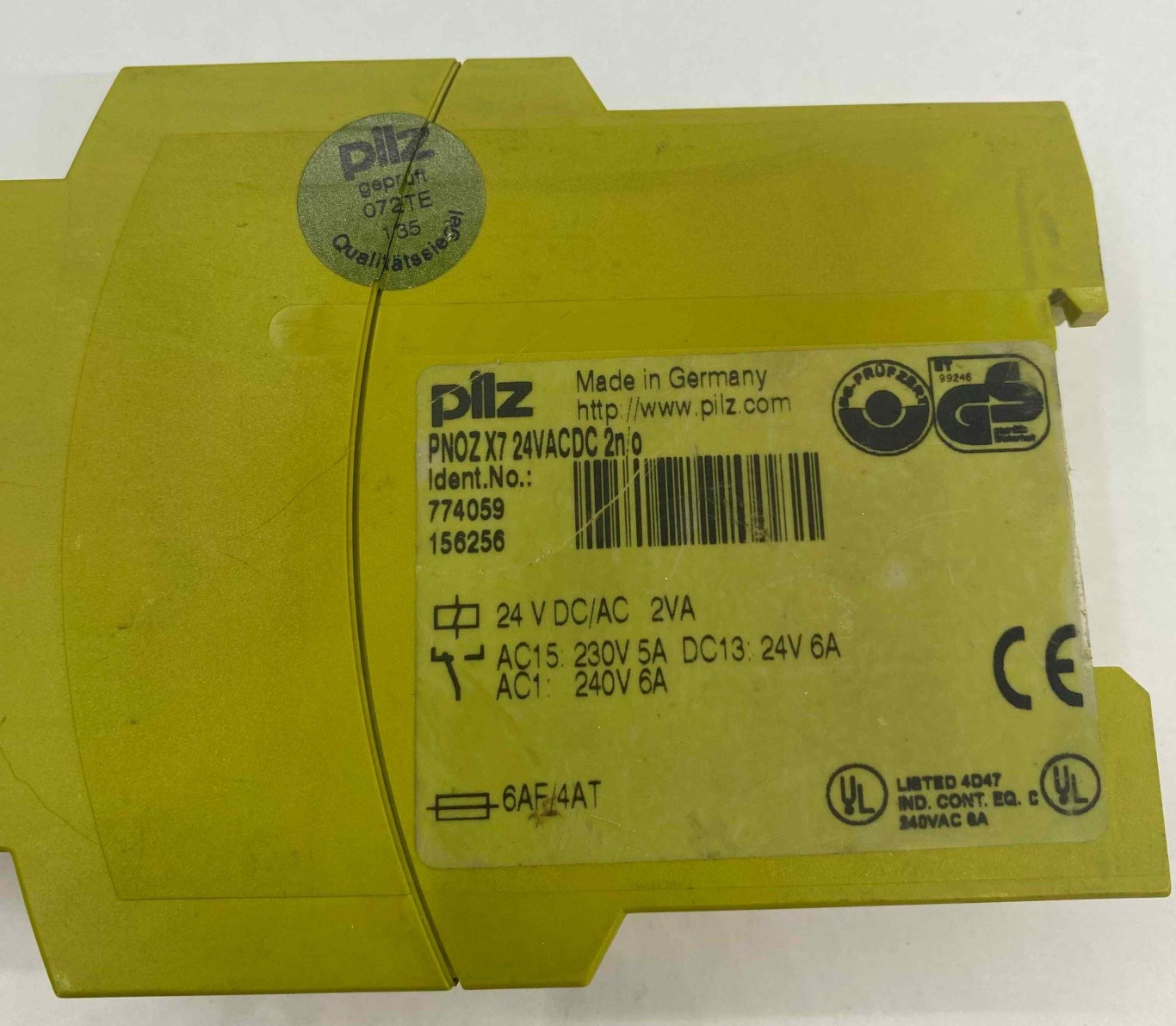 PILZ PNOZ X7 24VACDC 2N/0  EMNİYET RÖLESİ