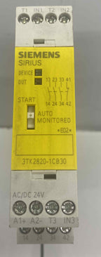 SIEMENS 3TK2820-1CB30  EMNİYET RÖLESİ