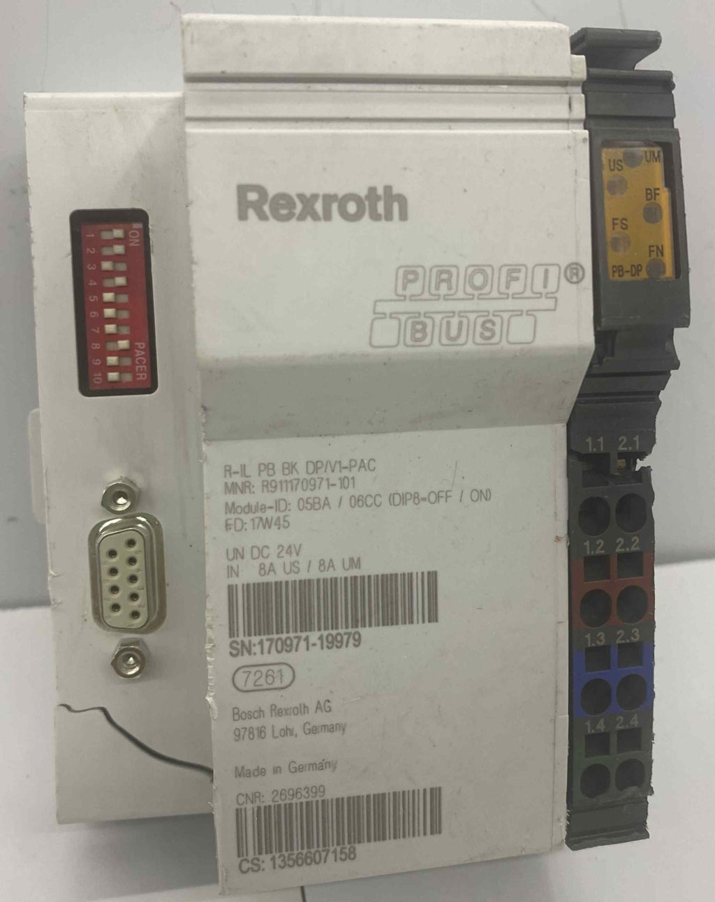 REXROTH R-IL PB BK DP/V1-PAC  R911170971-101 MODÜL