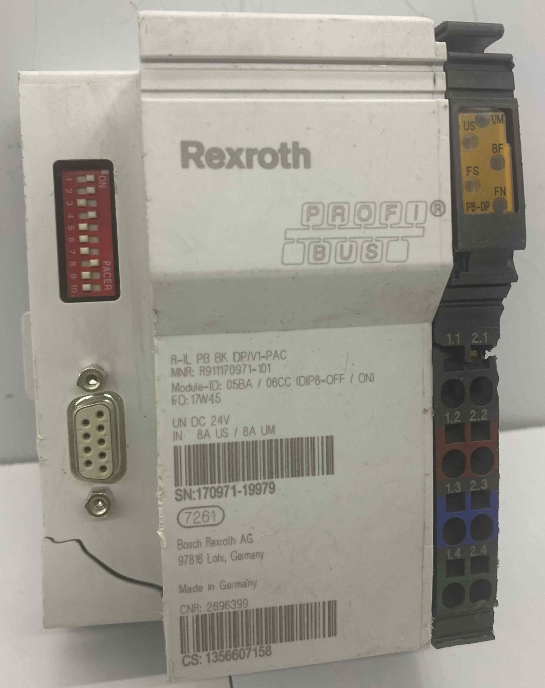 REXROTH R-IL PB BK DP/V1-PAC  R911170971-101 MODÜL