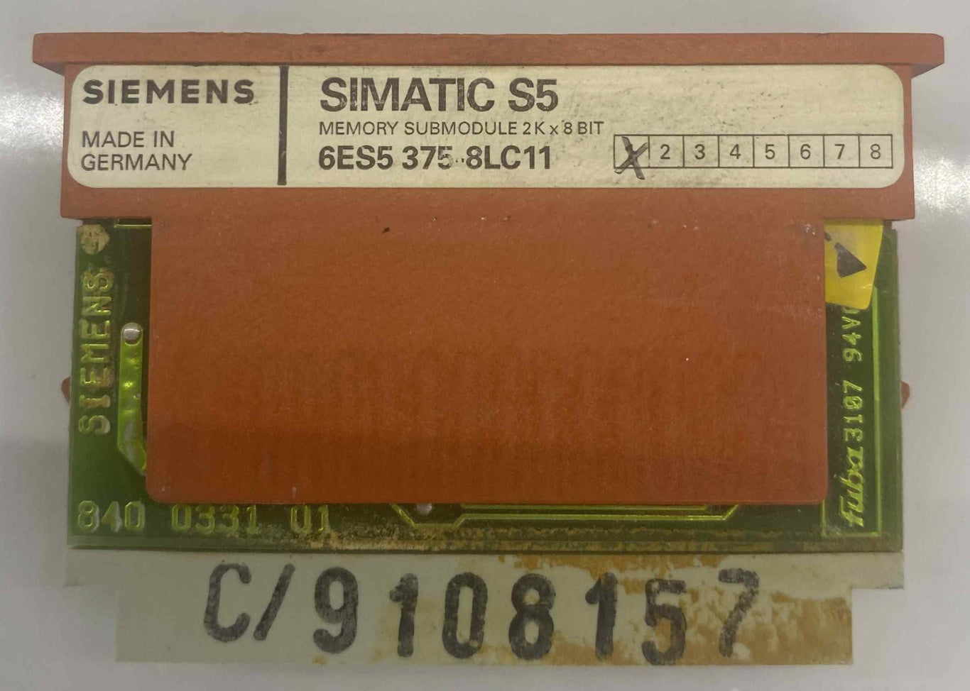 SIEMENS 6ES5 375-8LC11 SIMATIC S5 HAFIZA KARTI