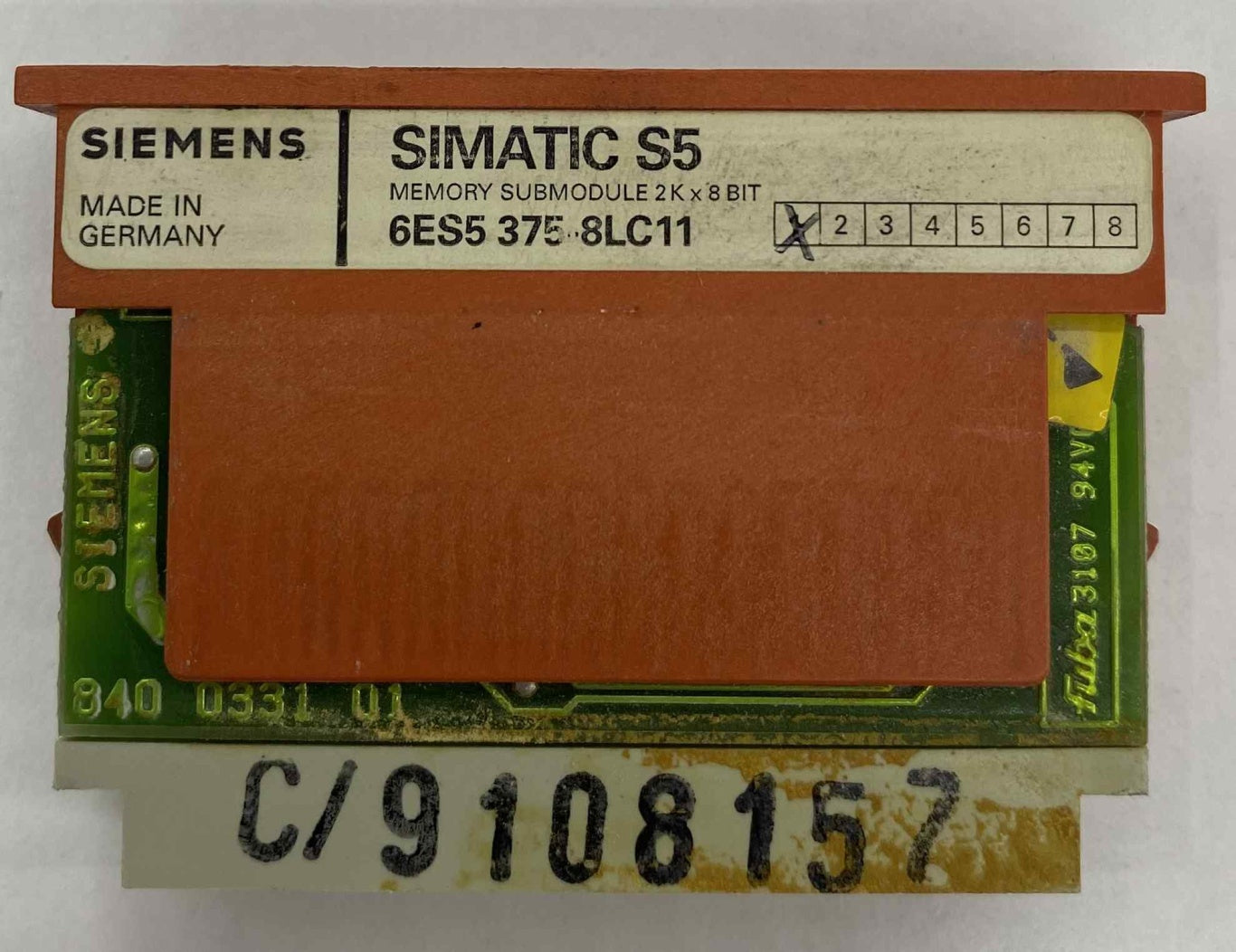 SIEMENS 6ES5 375-8LC11 SIMATIC S5 HAFIZA KARTI