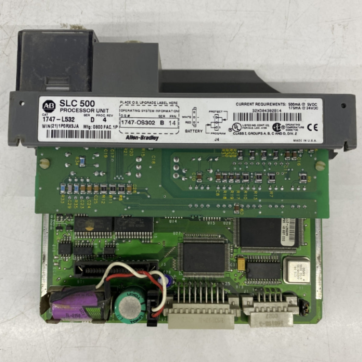 ALLEN BRADLEY 1747-L532 SLC 5/03 CPU PLC MODUL