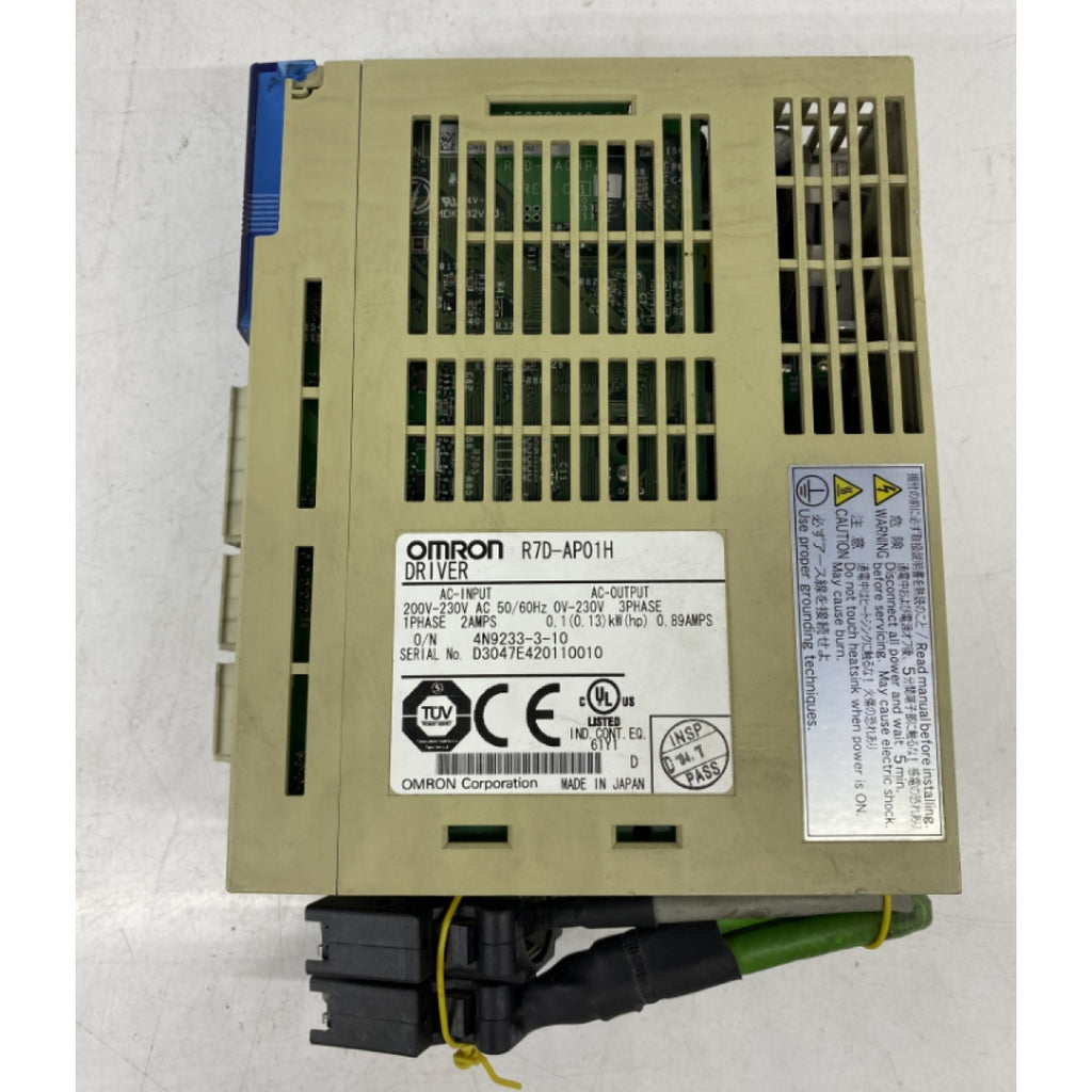 OMRON R7D-AP01H 230V 0.13KW SERVO DRIVE
