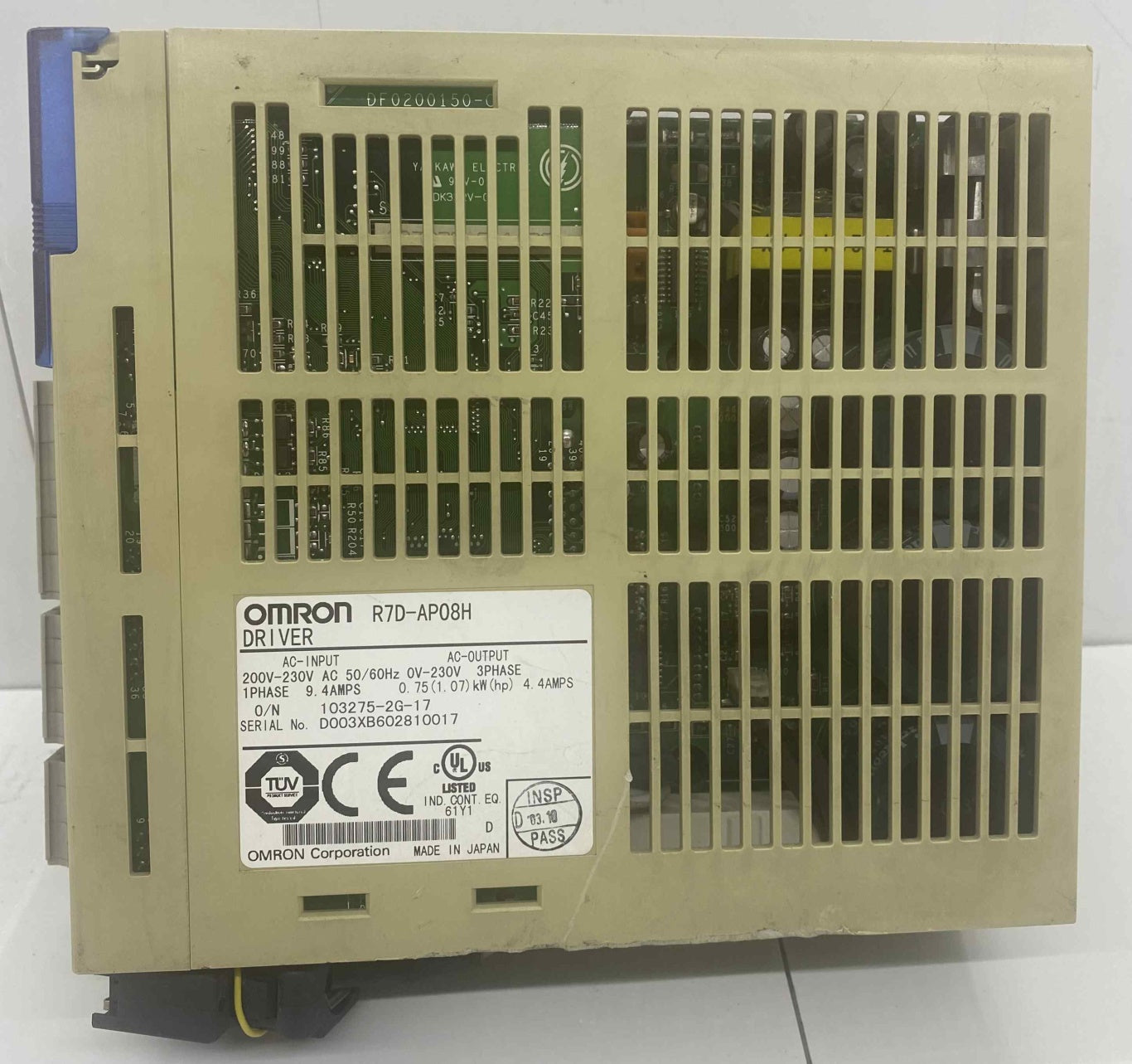 OMRON R7D-AP08H  230V 1.07KW  SERVO SÜRÜCÜ