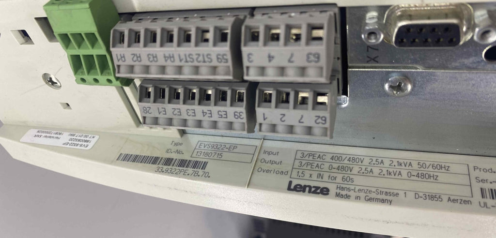 LENZE EVS9322-EP  480V 2.1KW   SÜRÜCÜ