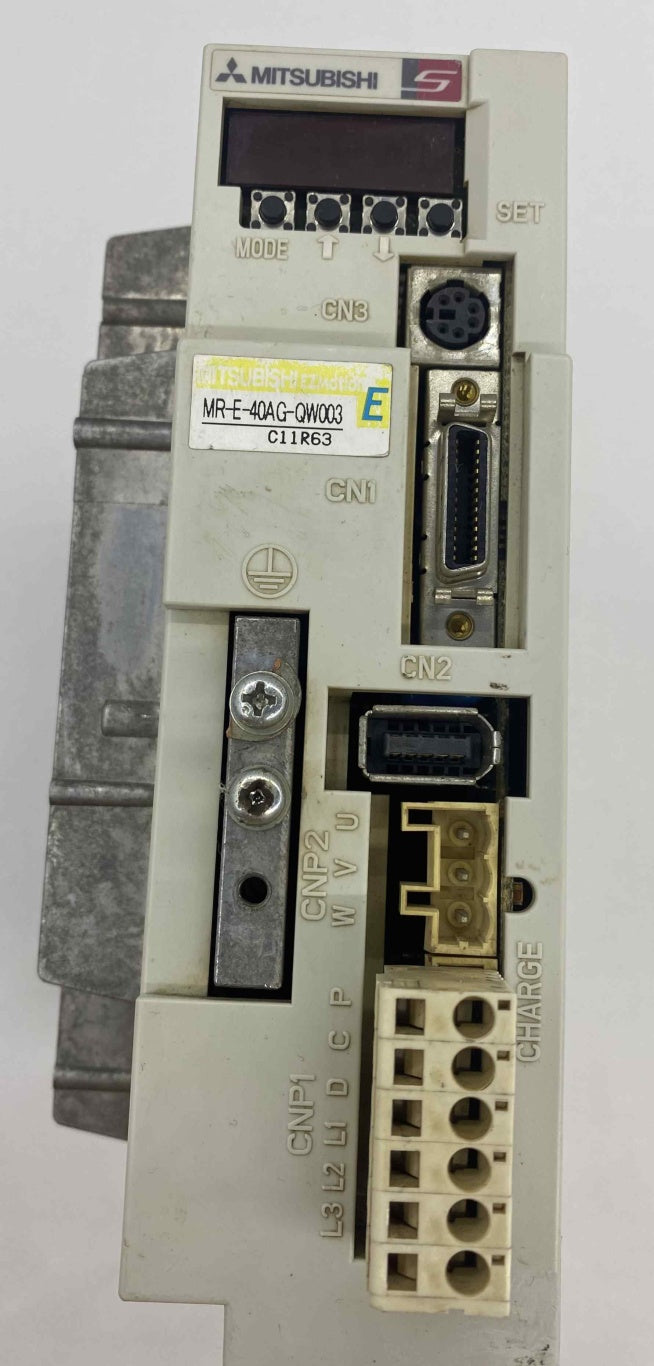 MITSUBISHI MR-E-40AG-QW003  230V POWER 400W  SERVO SÜRÜCÜ