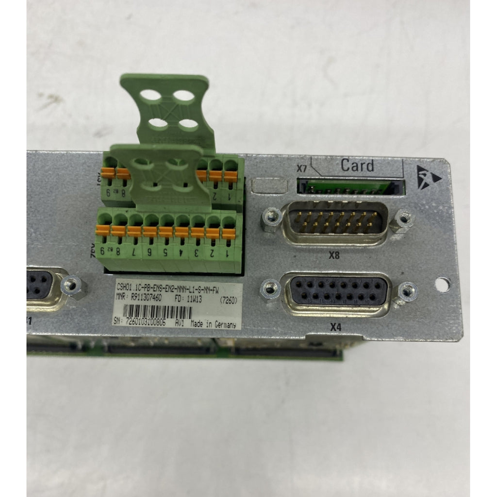 REXROTH CSH01.1C-PB-ENS-EN2-NNN-L1-S-NN-FW EINGESTECKTE KARTE AUF DEM STEUERGERÄT SERVOREGLER