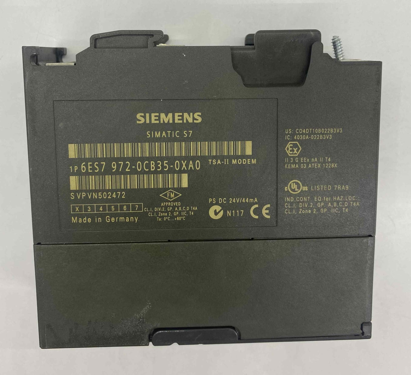 SIEMENS 6ES7 972-0CB35-0XA0 6ES7 972-0CB35-0XA0  PLC MODUL