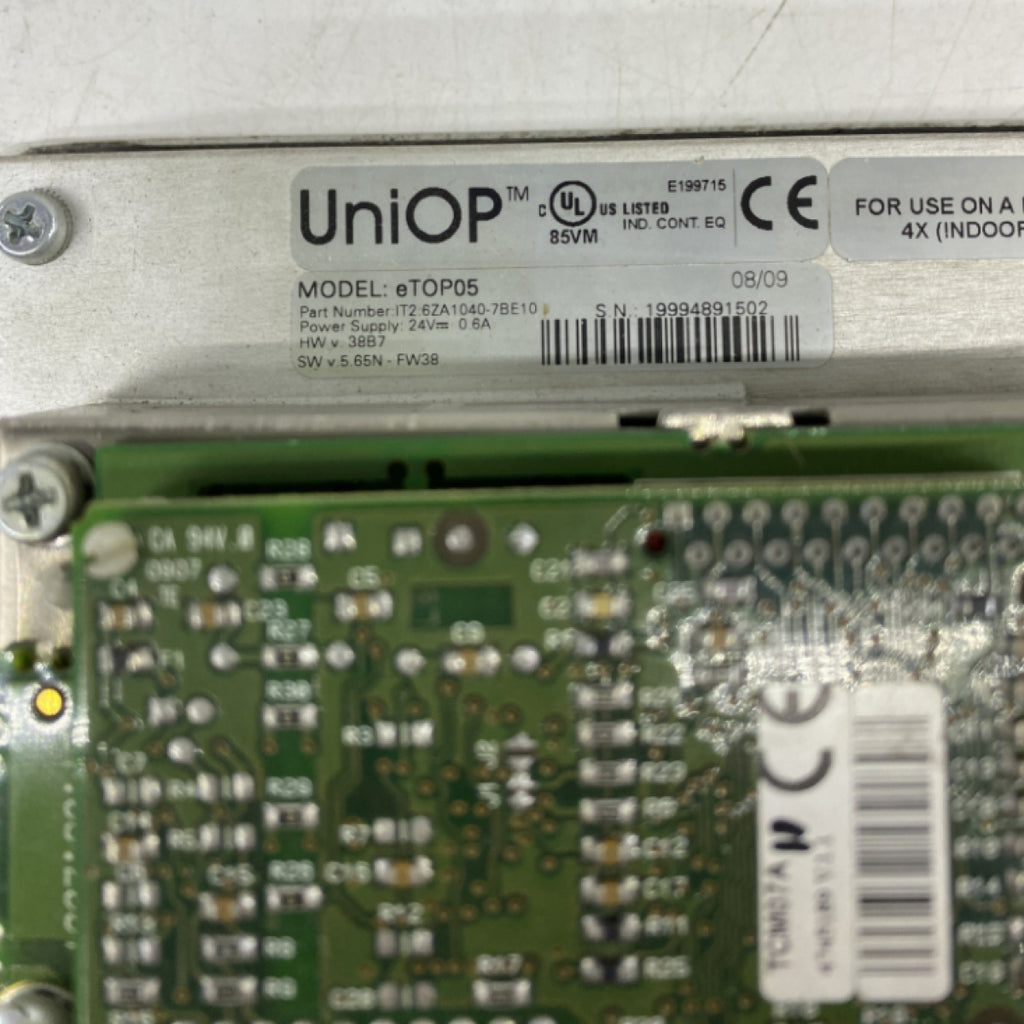 UNIOP ETOP05 IT2.6ZA1040-7BE10 PANEL DISPLAY