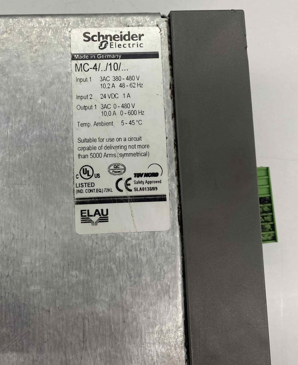 SCHNEIDER MC-4/11/10/400 VDM01D10AA00  ELAU  SERVO SÜRÜCÜ