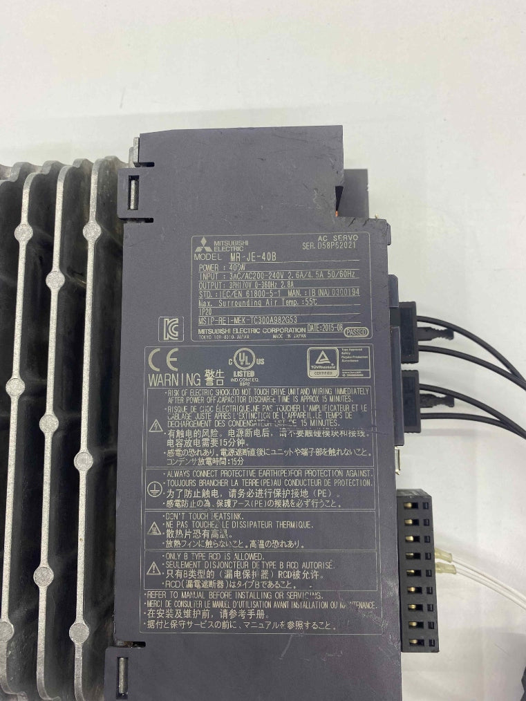 MITSUBISHI MR-JE-40B  240V 400W  SERVO SÜRÜCÜ