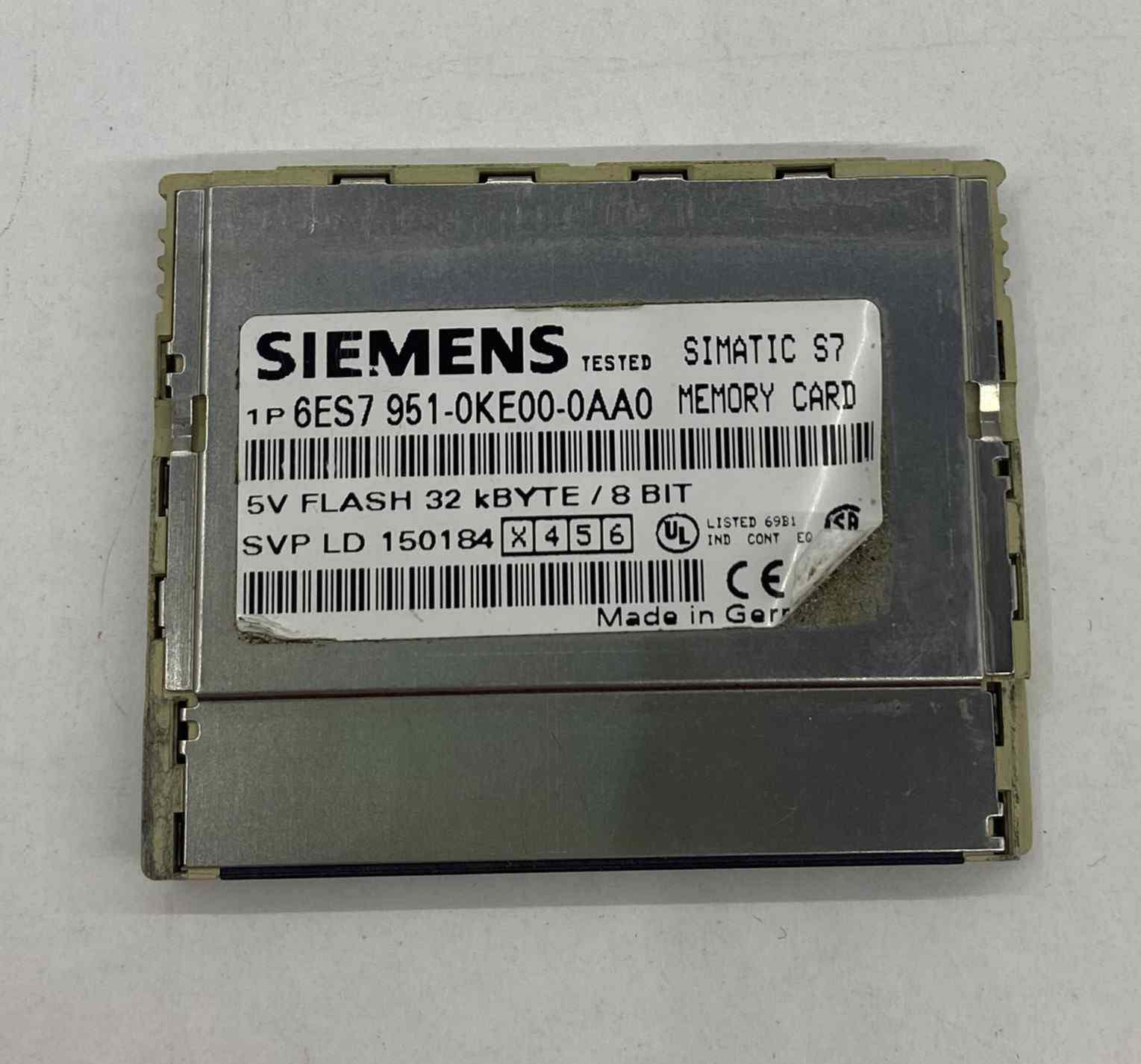 SIEMENS 6ES7 951-0KE00-0AA0 6ES7951-0KE00-0AA0 HAFIZA KARTI