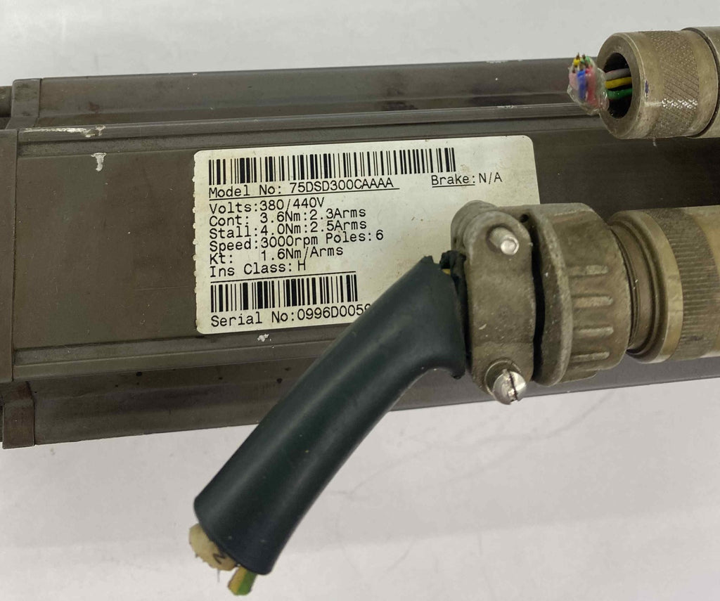 DUTYMAX DS 75DSD300CAAAA 440V SERVO MOTOR
