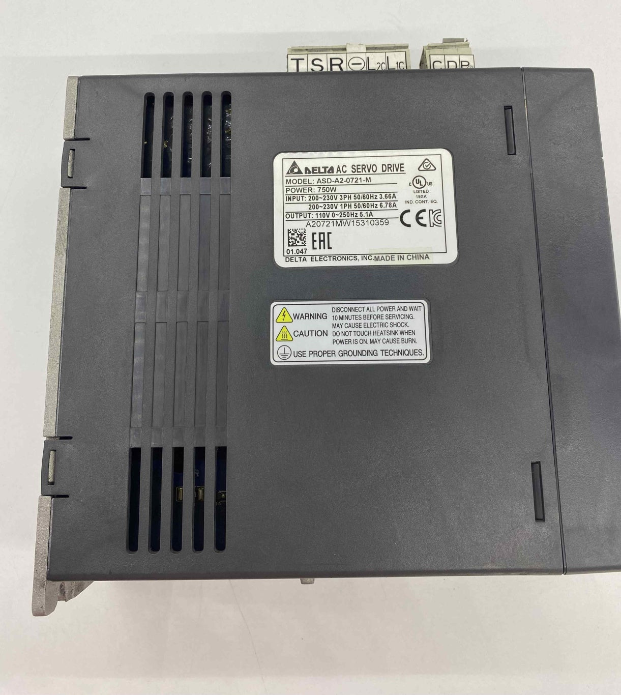 DELTA ASD-A2-0721-M  230V 750W  SERVO SÜRÜCÜ